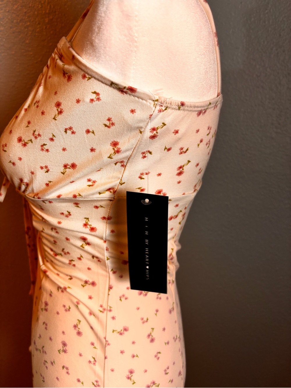 Floral Maxi Dress Dainty Cottagecore Y2K Coquette NEW - Picture 11 of 11